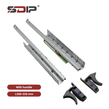 V2 series single extension under-mount slide with clips