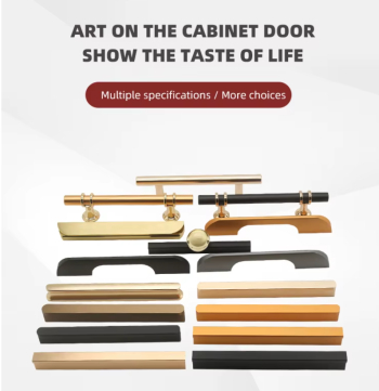 Modern Aluminum & Zinc Alloy Cabinet Door Handles & Drawer Pulls-Durable Eco-Friendly for Kitchen Bedroom Living Room Furniture