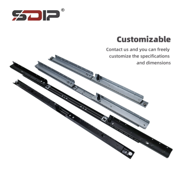 35mm & 48mm width  light & heavy duty double extension dining table slide