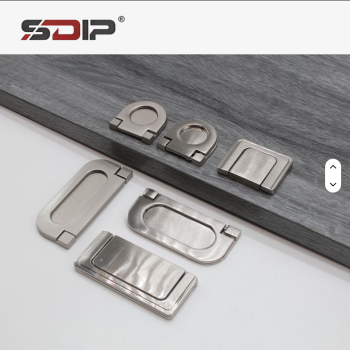 Flush Mount Drawer Handles for Closet Wardrobe