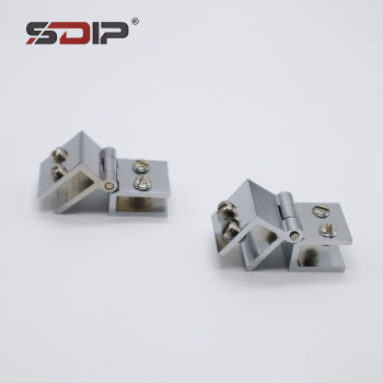 Adjustable Copper and Iron Concealed Hinge Display Shower Glass Clamp Bracket Holder