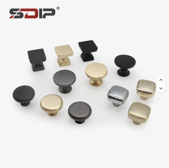 Modern Black Gold Metal Drawer Furniture Handles Knobs