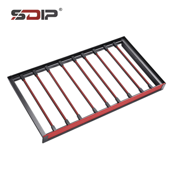 Modern Bedroom Wardrobe Drawer Self-closing Adjustable Soft-close Silver Pants and Skirt Rack