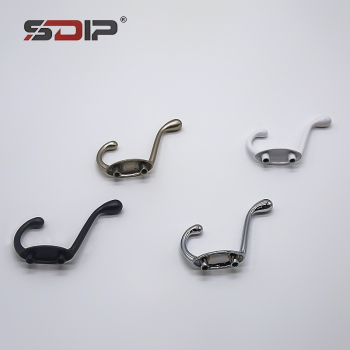 Zinc Alloy Double Hooks - Multi-Use for Coats & Towels