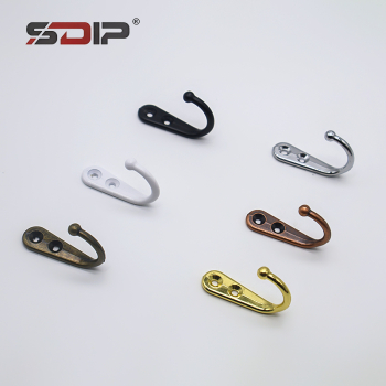 Vintage Zinc Alloy Single Wall Hooks