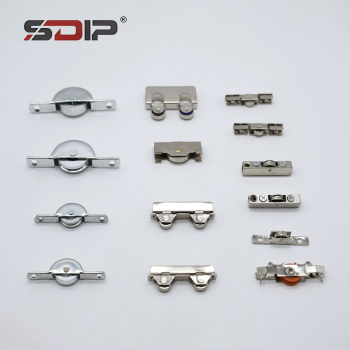 Steel Glass Pulley Sliding Slot Roller for Living Room Bedroom Home Office Sliding Door Display Cabinet